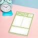 1-Count Knock Knock Get Your Shit Together Pad, To Do List Notepad & Daily Planner Pad, 6 x 9-inches (Green)