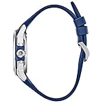 Citizen Men's Eco-Drive Weekender Watch in Stainless Steel with Blue Polyurethane strap, Blue Dial (Model: AW1158-05L) - Image 2