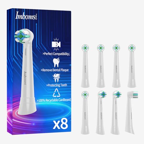 Brossettes Oral-B iO gencives sensibles lot de 8 têtes compatibles pour stopper la plaque