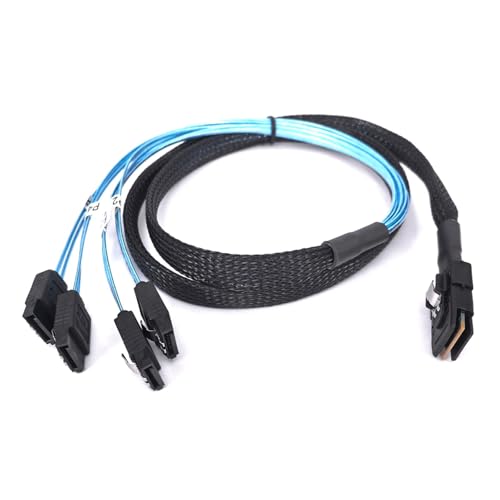 Cable M1ni S/AS SFF-8087 a 4 SATA 12Gbps para servidor miniatura 3