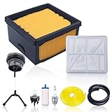 ADEFOL Luftfilter für Husqvarna K760, K770, K 760, Partner K770 Betonsäge, mit Luftfilter, Tankdeckel, Zündkerze, Ersatzteile 5743623-01, 5743623-02, 5254706-01, 5254706-02