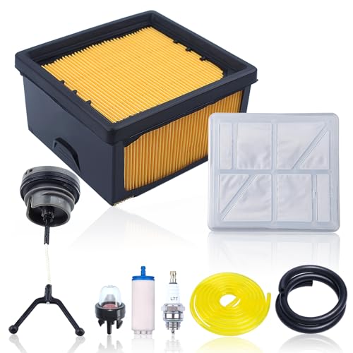 ADEFOL Luftfilter für Husqvarna K760, K770, K 760, Partner K770 Betonsäge, mit Luftfilter, Tankdeckel, Zündkerze, Ersatzteile 5743623-01, 5743623-02, 5254706-01, 5254706-02