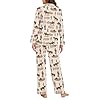TOFRIMADE Pajamas for Women Set Long Pants Sleepwear Sets Soft Comfy Night Wear V-Neck Loungewear Cute Pajama House Wear, Western Cowboys, 3XL #3