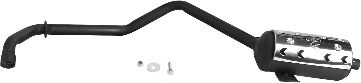 32mm 1.25" Exhaust Pipe Muffler Assembly For 70cc 110cc 125cc 150cc ATV Quad Go Kart 4 Wheeler Buggy UTV Coolster SunL