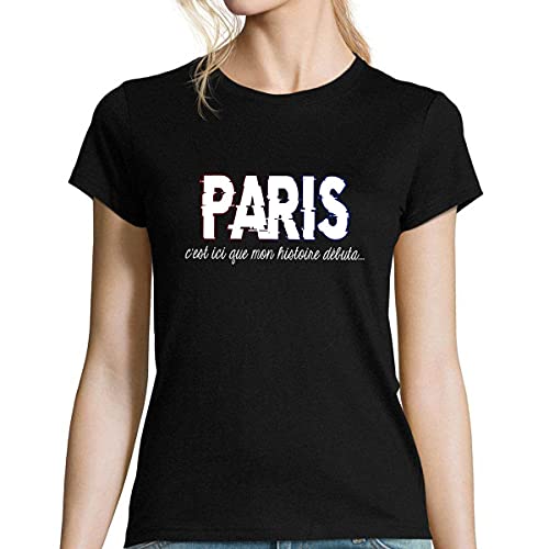 T-shirt femme Paris Ville idéal pour vos sorties urbaines