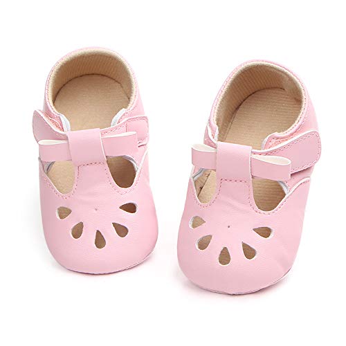 MK MATT KEELY Baby Girl Shiny Mary Jane Lovely Baby Sandals Soft Sole Toddler Shoes First Walkers Crib Shoes2