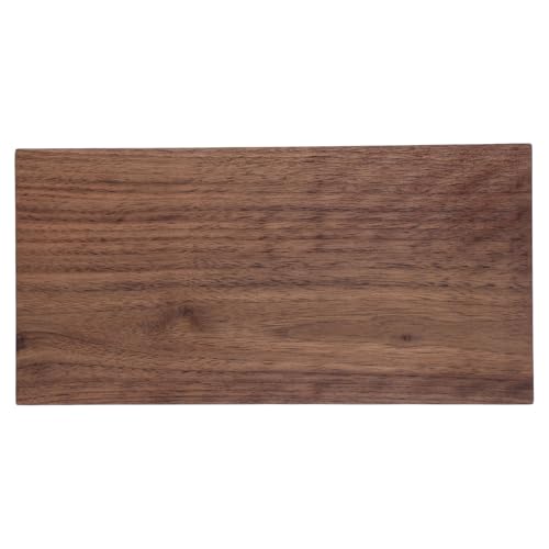 Planche de bois en noyer marron pour tablettes et étagères salon