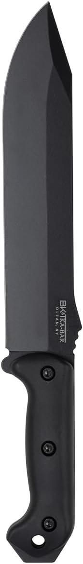 KA-BAR Becker BK9 Bowie Fixed Blade Knife with Sheath, Large Utility Outdoor Knife