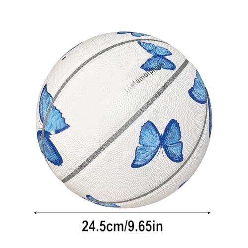 Balón de baloncesto para niños de mariposa: material escolar portátil de entrenamiento 6