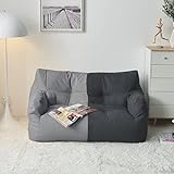 SOLUCIÓN DE ALMACENAMIENTO DE ANIMALES DE RELLENO: esta bolsa de frijoles, funda de sofá perezoso, bolsa de almacenamiento de animales de felpa (sin relleno) es el poder adicional que su hijo necesita para mantener la habitación limpia y ordenada. Convierte un juguete de peluche en un práctico espacio de almacenamiento, como un puf, perfecto para leer, acurrucarse o pasar el rato.