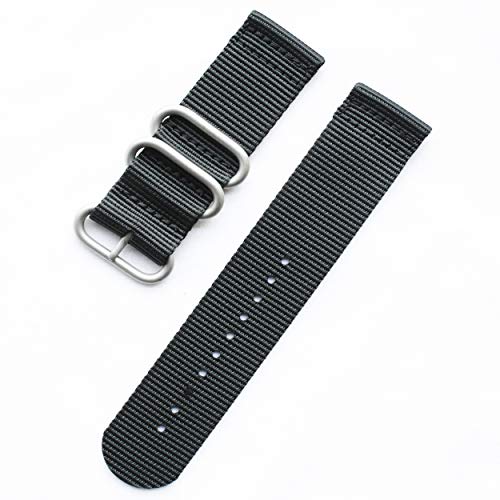 Arashen 22Mm Nylon Watch Band G10 Watch Strap 22Mm Smartwatch Bands Black Canvas Straps Universal Watch Bands #TOP1