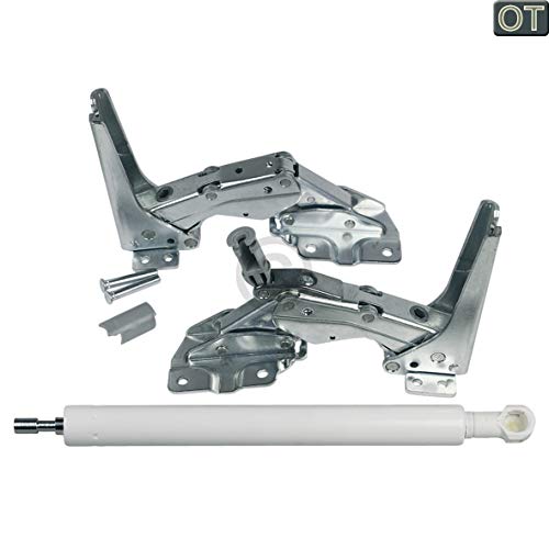 ORIGINAL Liebherr 9590166 Türdämpfer + Türscharnier Scharnier oben + unten Reparatursatz Kühlschrank u. a. IKB 2214-20A, IKP 1554-20A, IKP 2850-20D