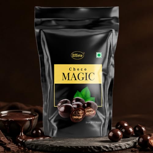 Image of Effete Choco Coated Assorted Chocolate Dryfruits (Almond, Butter Scotch, Choco Magic) Standy Pouch - 40gm, Chocolaty Dryfruits, Assorted Dryfruits packet, chocolates gift pack, chocolate box