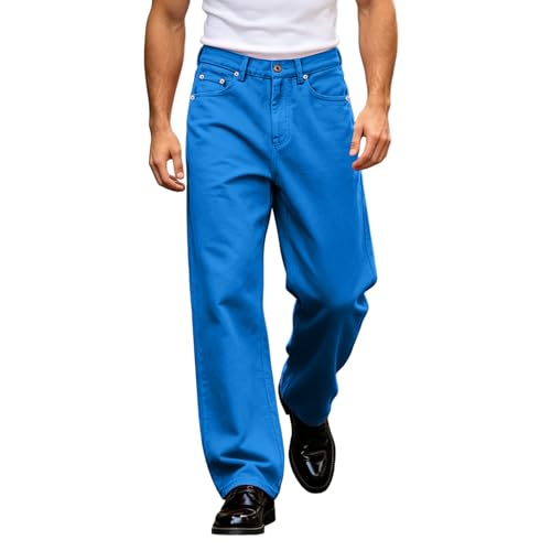 Pantalon de jogging baggy homme avec poches zippées et taille flexible