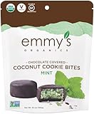 Emmy's, Cookie Bite Coconut Chocolate Covered Mint Organic, 3.5 Ounce (Pack of 6)