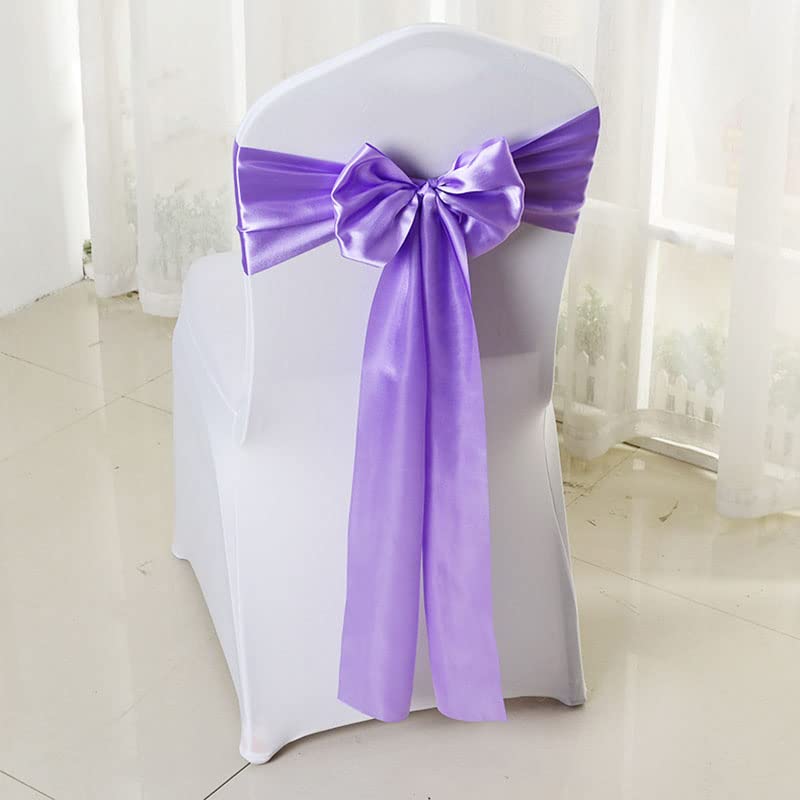 ERRVA Sedile in tessuto di seta satinato Coprisedile con fiocco in nastro Fasce per telai per decorazione di nozze Sedia per banchetti per feste Fai da te 270 cm Multicolor-blu