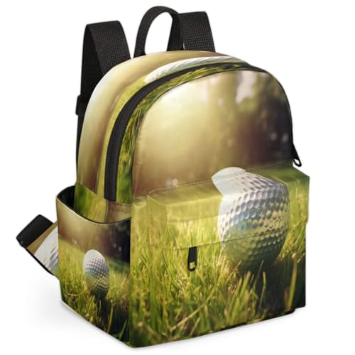 Golf Balls Grass Backpack for Women Large Capacity with Adjustable Pressure Relief Strains Lightweight Travel Backpack for Work Travel Casual Gifting