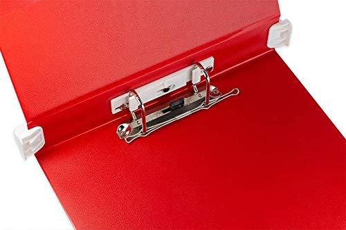 Abwaschbare Hängeordner Pendelordner Kreditordner Ringbuch Rückenbreite 60 mm rot (10 Stück)