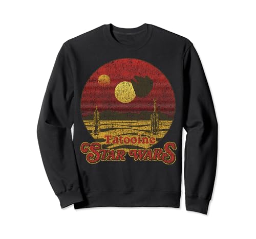 Sweat Star Wars Tatooine style vintage sweat-shirt rétro rayé pour homme