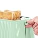 Russell Hobbs Toaster [für 2 Scheiben] Eden (6 Bräunungsstufen, Hebefunktion, Auftau-, Aufwärm- & Stoppfunktion, Krümelschublade, Brötchenaufsatz, Pistazie 27374-56