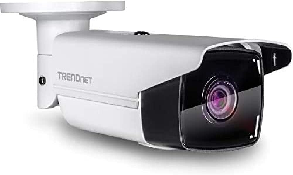 TRENDnet Indoor/Outdoor 5MP H.265 120dB WDR PoE Network Camera, Long Range IR Night Vision up to 80m (262'), IP67 Rated Housing, Advanced Playback, Adjustable Base, 120dB Wide Dynamic Range,TV-IP313PI