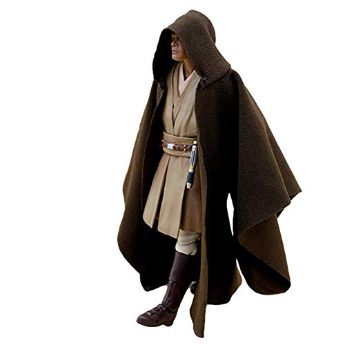 MARUYAMA 1/12 スター・ウォーズ メイス・ウィンドゥ 6インチフィギュア改造用ローブ フード付き (ダークコーヒー色) 本体なし