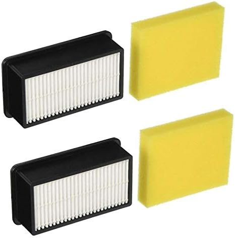 Colorfullife 2 + 2 Pack Style 1008 Filter for Bissell CleanView Upright Vacuums 9595A, 1819, 1822, 1825, 1831, 1330, 1332. 2 Pre-Motor Foam Filter and 2 Post-Motor Filter