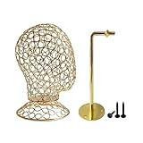 CHADWICK Wig Head Stand Metal Hollow Mannequin + Wall Mount Stand Only Compatible Mannequin Head