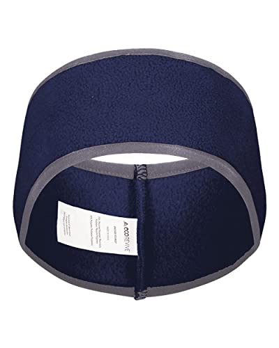 Augusta Sportswear Eco-Revive Polar Fleece Headband, One Size, Navy