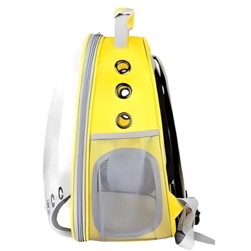 Mochila De Transporte Para Pets Cachorros E Gatos Com Ventilação Transparente E Visão Panorâmica Bol