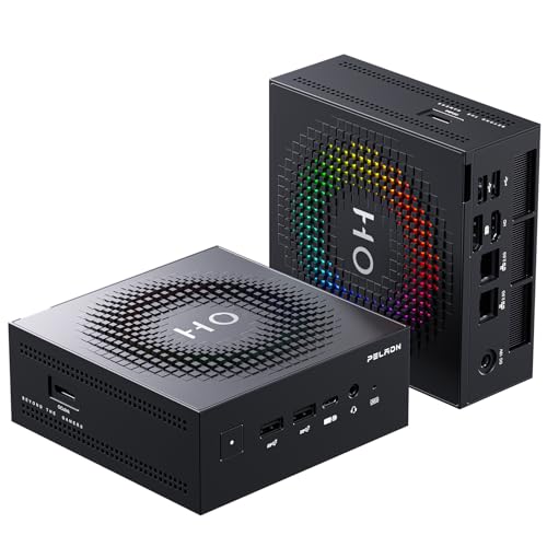 Image of PELADN AI Mini PC, AMD Ryzen AI 9 HX 370 Gaming Mini Computer with Radeon 890M for 1080p AAA Gaming, 32GB LPDDR5X 1TB PCIe4.0 SSD, Dual M.2 up to 8TB, OCuLink eGPU, Triple 4K Display