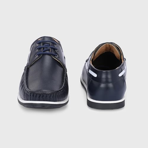 Image of Centrino Office Formal Shoes for Men | Shoes for Man Stylish | Lace-Up Design | Cushioned Insole | Lightweight Comfortable Leather Shoes | Mens Formal Shoes for Business Professional & Daily Office Wear (7630)