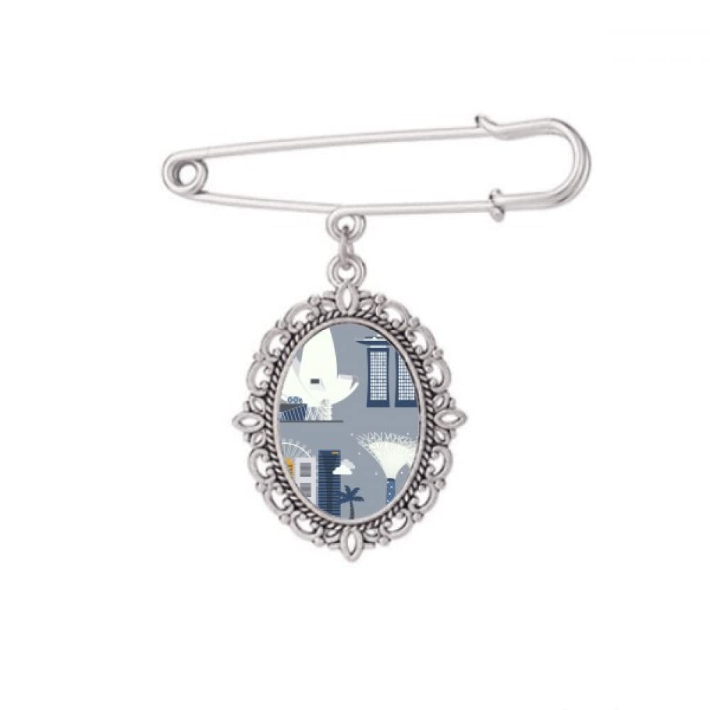 Broche Art Déco Singapour cadeau idéal pour accessoiriser une robe