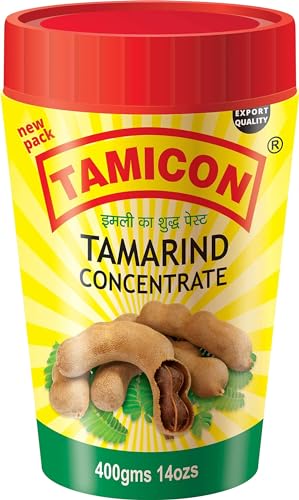 Tamicon Tamarind Concentrate | Tangy & Sour Imli Chutney | South Indian Style Paste | Ideal for Indian Curries, Thai Sauces & Kitchen Recipes | 7.05 Oz (200gm)