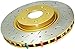 DBA (42021BLKXS) 4000 Series Drilled and Slotted Disc Brake Rotor, Rear