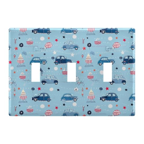 Light Switch Cover Carton Car Wall Plates for Electrical Outlets 3 Gang 202a8615