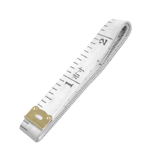 Cinta Métrica Plástica Blanca 1.5 M Pack 2 Piezas