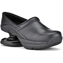 Z-CoiL Toffler Mens Clog - Orthopedic Footwear for Men - Orthotic Casual Leather Clogs for Pain Relief, Foot Support, and Comfort - Open Coil