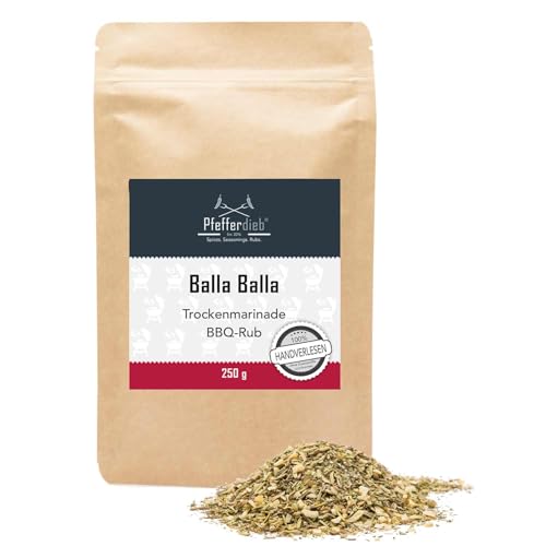 Balla Balla | Premium Grillgewürz mediterran | BBQ Rub Gourmet Trockenmarinade | perfekt für Lamm,...