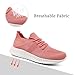XKOWUO Womens Shoes Running Walking Sneakers Slip On Sport Outdoor Casual Tennis Workout AthleticGym Shoes Lightweight Comfortable Fashion Fitness Shoes Coral Red Size 7.5