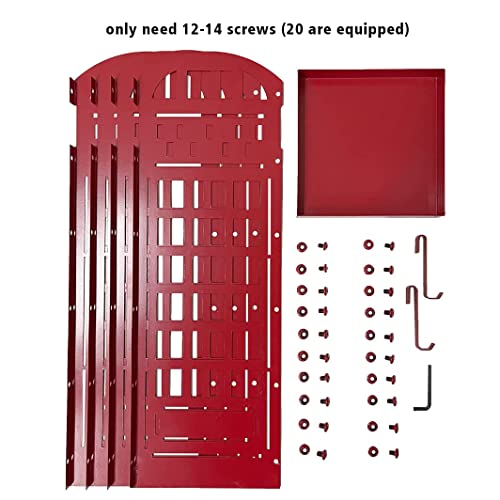 Diliving Umbrella Rack Stand Metal,Cane Stand Rack,Walking Stick Holder, Decorative Red Telephone Booth Umbrella Stands Indoor Organizer For Front Door, Outdoor #TOP4
