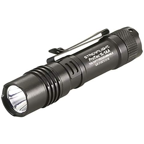 Streamlight 88061 ProTac 1L-1AA 350-Lumen Dual Fuel Professional Tactical Light, Black Cover