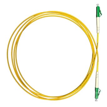 Câble Patch à Fibre Optique, LC-APC Simplex, OS2, 9/125 µm, Armé