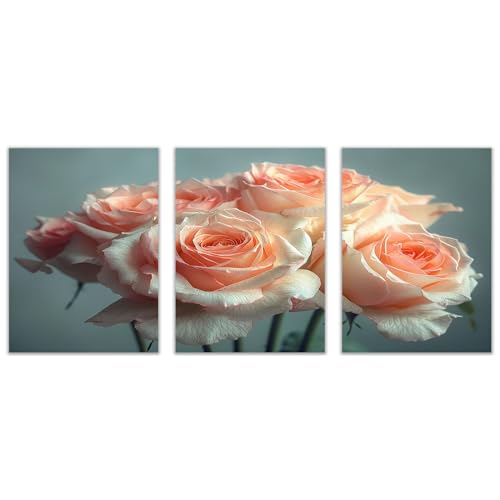 Peinture sur toile rose rose pour une atmosphère romantique et poétique