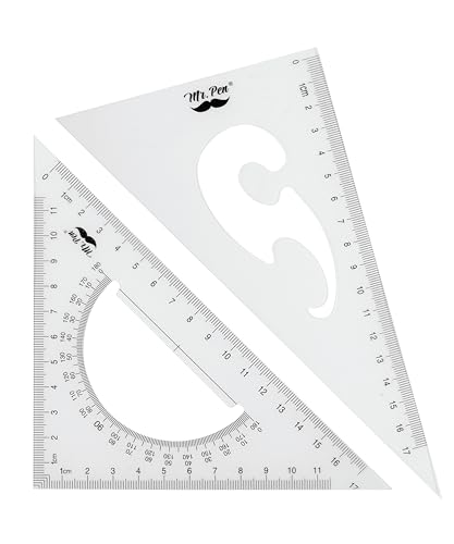 Mr. Pen Triangle Ruler Set (2 Pack)