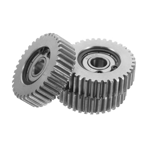 SOLUSTRE 36 Tooth Steel Motor Gear Set with Washers for
