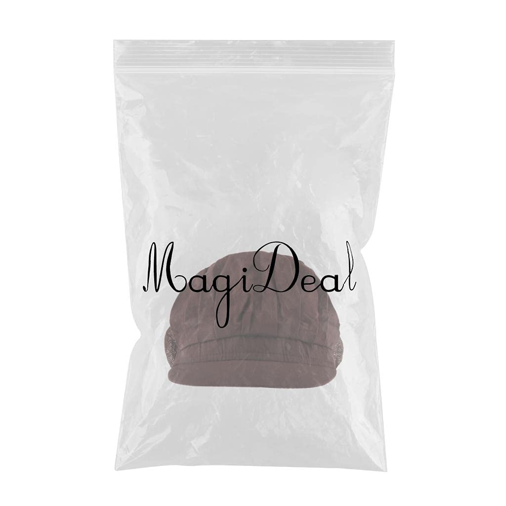 MERISHOAs per Description Chef Hat Catering Hair Net Workshop Net Cap Coffee-B | Business & Industrial | Restaurant & Catering | Uniforms & Aprons | Hats-image-6