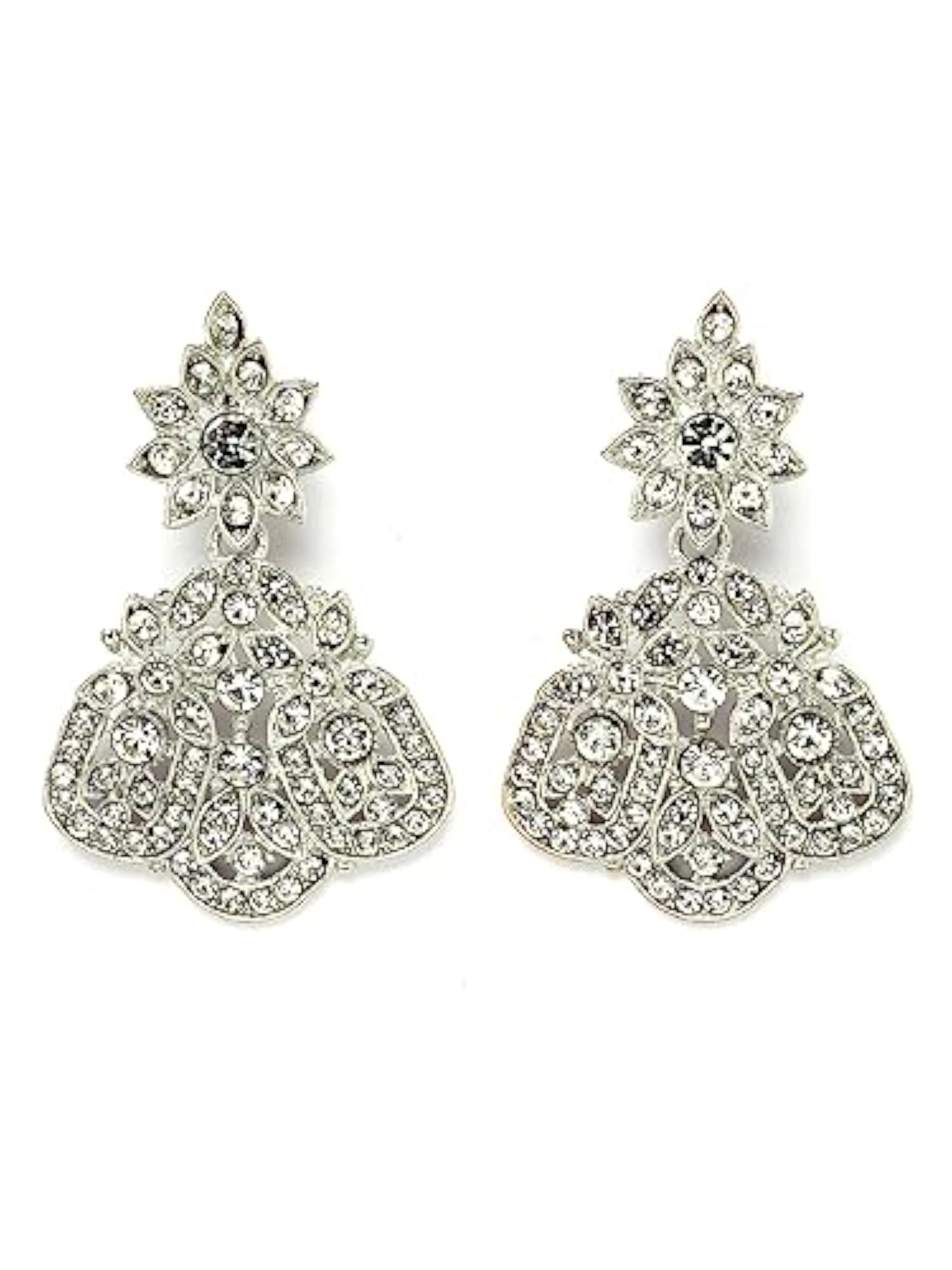 Rhodium Plated AD Stones Choker Necklace Set with Earring and Maangtika