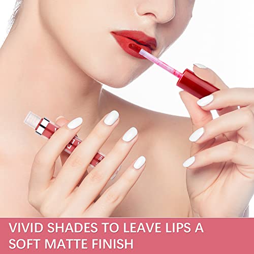 Mabox Matte Liquid Lipstick 6 Colors - Waterpoof Liquid Lipsticks Makeup Set - Long Lasting Lip Gloss For Lip Makeup, Women And Girls #TOP4