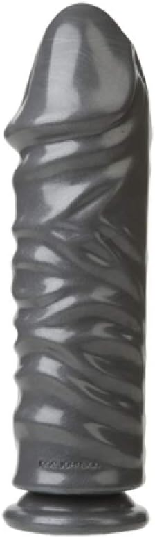 Doc Johnson American Bombshell - Bunker Buster - Dildo or Butt Plug with Suction Cup - Gunmetal Grey